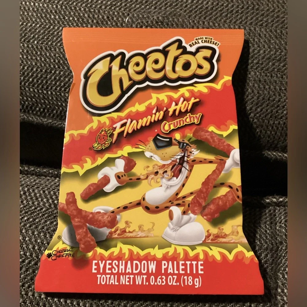 Cheetos Flaming Hot Eyeshadow Palette